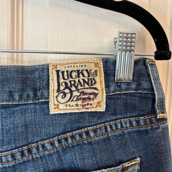 Lucky Brand Dark Blue Women's Boot Cut Jeans Size 16 Denim Jeans Classic - Picture 3 of 6